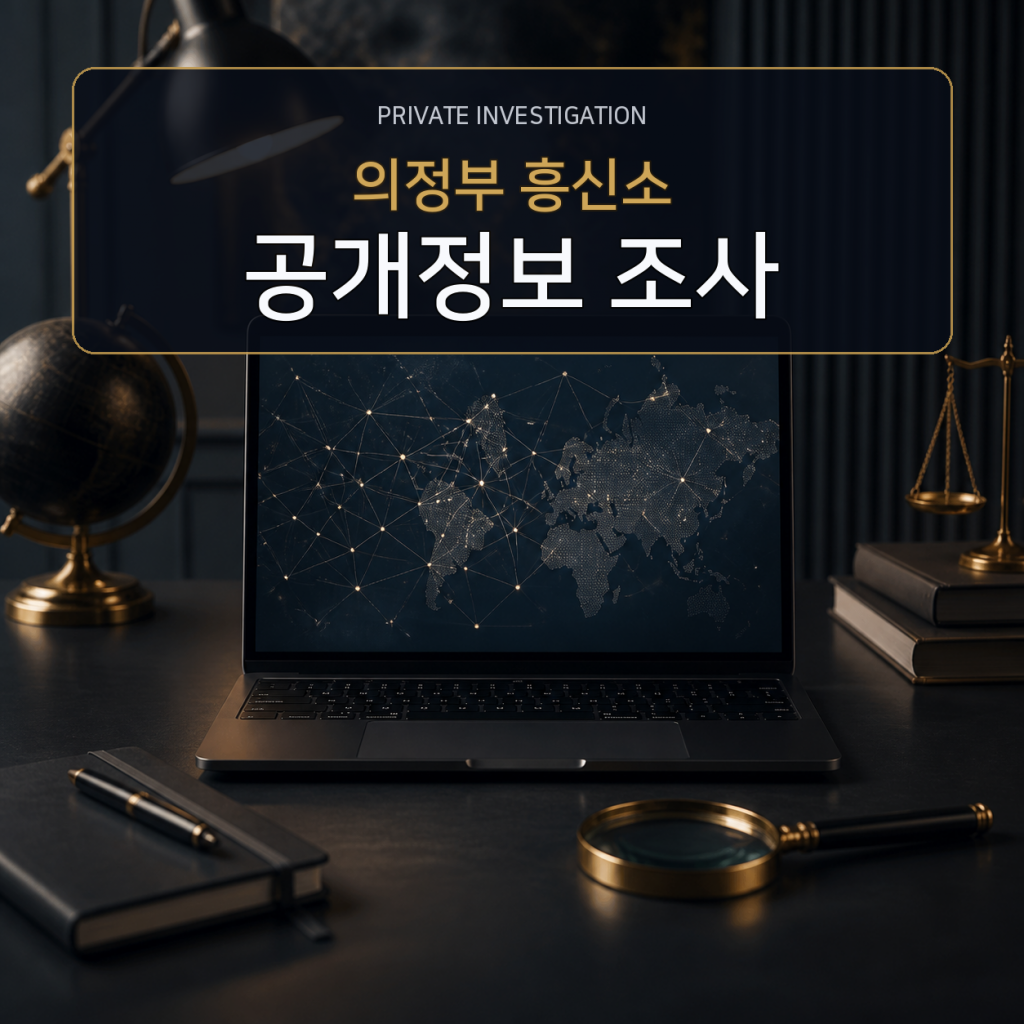의정부 디지털 공개정보 조사 전문 흥신소