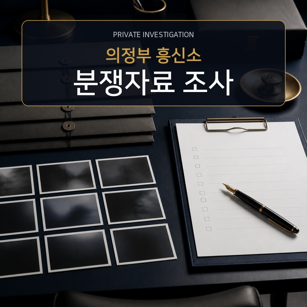 의정부 분쟁자료 조사 전문 흥신소